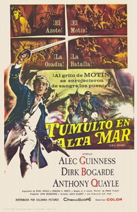 HMS Defiant Movie Poster Print showcasing a naval adventure.