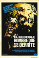 The Incredible Melting Man Movie Poster Print showcasing horror film art