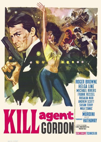 Kill Agent Gordon Movie Poster Print showcasing dramatic visuals.