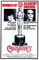 Cabaret Movie Poster Print showcasing vibrant colors and iconic imagery.