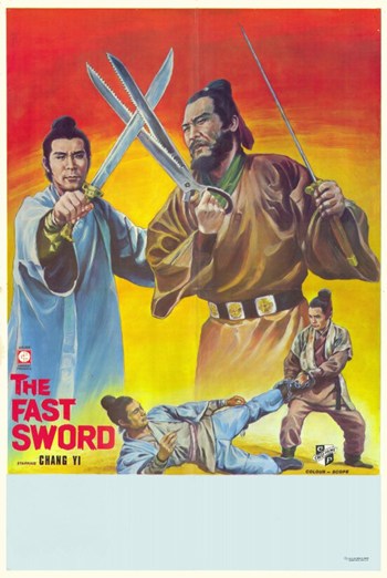 Fast Sword Movie Poster Print showcasing dynamic cinema action.