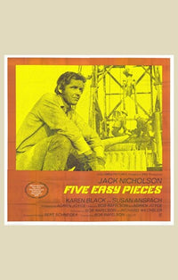 Five Easy Pieces Movie Poster Print showcasing classic film art.