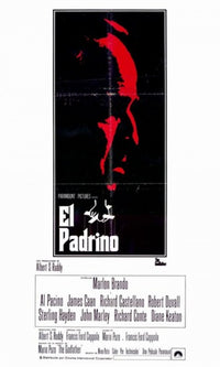 The Godfather Movie Poster Print showcasing classic film art.