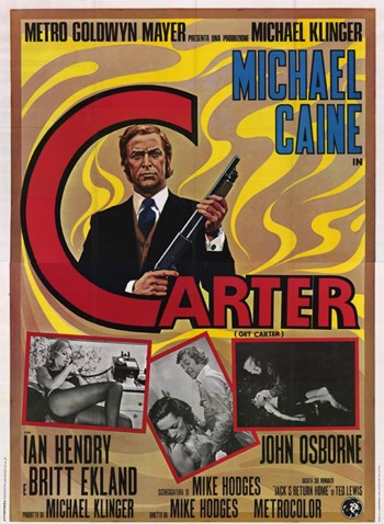 Get Carter Movie Poster Print capturing the essence of the film.