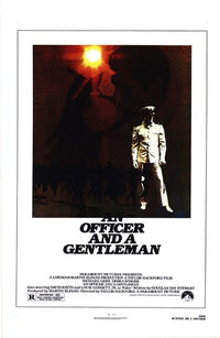 An Officer and a Gentleman Movie Poster Print showcasing classic film artwork.