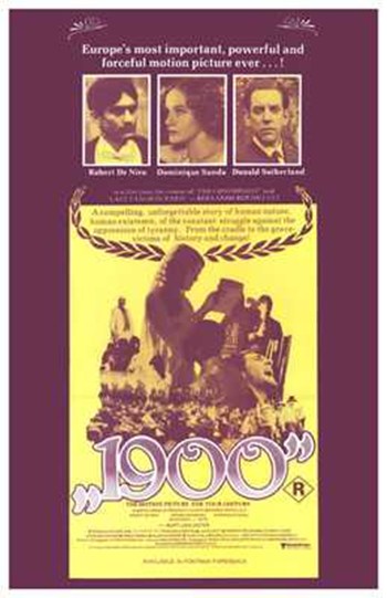 1900 Movie Poster Print showcasing classic film artwork.