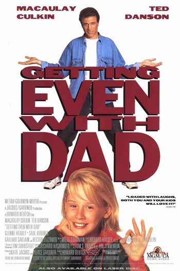 Getting Even with Dad Movie Poster Print showcasing classic comedy film.