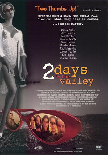 Two Days in the Valley Movie Poster Print showcasing vibrant colors and dynamic imagery.