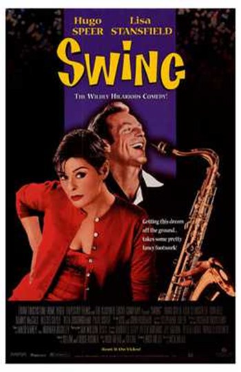 Swing Movie Poster Print showcasing vibrant film visuals.