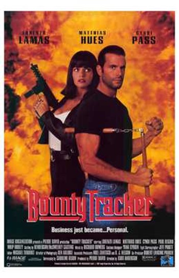 Bounty Tracker Movie Poster Print featuring an exciting design.