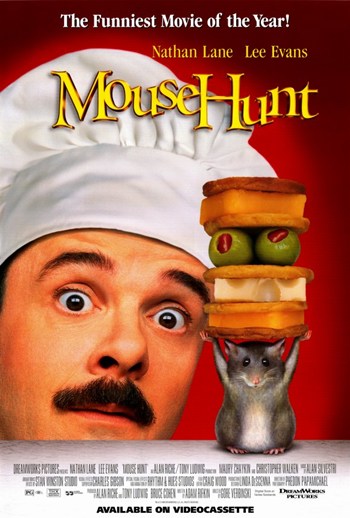 Mouse Hunt Movie Poster Print featuring comedic scene.