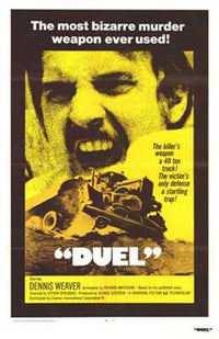 Duel Movie Poster Print featuring iconic film artwork.