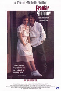 Frankie and Johnny Movie Poster Print featuring vibrant colors and cinematic imagery.