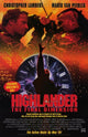 Highlander: The Final Dimension Movie Poster featuring vibrant colors and dynamic imagery.