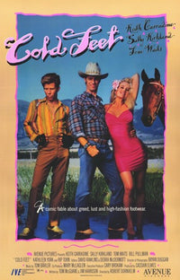 Cold Feet Movie Poster Print featuring vibrant colors and playful design.
