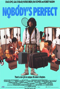 Nobody's Perfect Movie Poster Print featuring vibrant artwork.