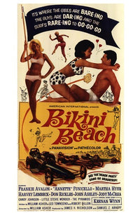 Bikini Beach Movie Poster Print showcasing vibrant beach culture.