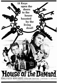 House of the Damned Movie Poster Print showcasing eerie film visuals.