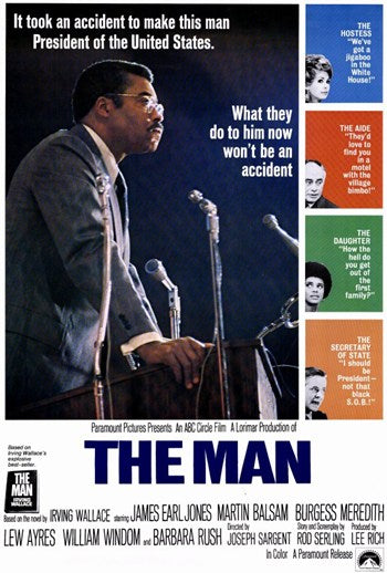 The Man movie poster print showcasing cinematic art.