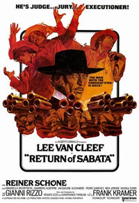 Return of Sabata Movie Poster Print featuring vibrant colors and dynamic imagery.