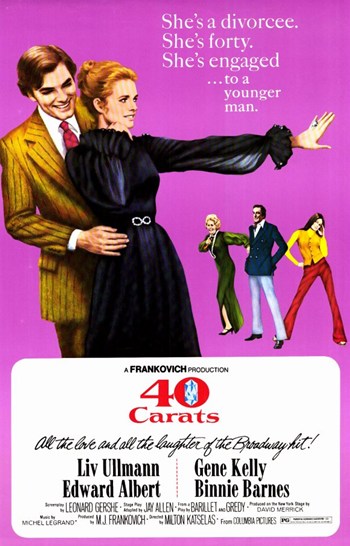 Forty Carats Movie Poster Print featuring classic film art.