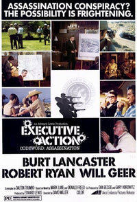 Executive Action Movie Poster Print showcasing thrilling action cinema.