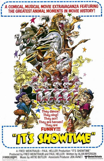It's Showtime Movie Poster Print - vibrant cinema decor