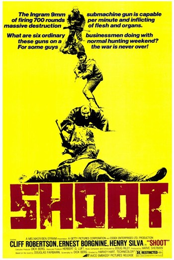 Vibrant Shoot Movie Poster Print showcasing cinematic art.