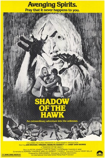 Shadow of the Hawk Movie Poster Print featuring cinematic artwork.