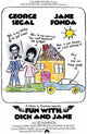 Fun with Dick and Jane Movie Poster Print showcasing vibrant colors and classic comedy theme.