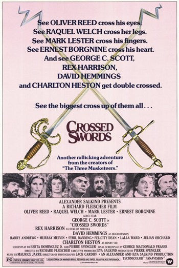 Crossed Swords Movie Poster Print showcasing cinematic design
