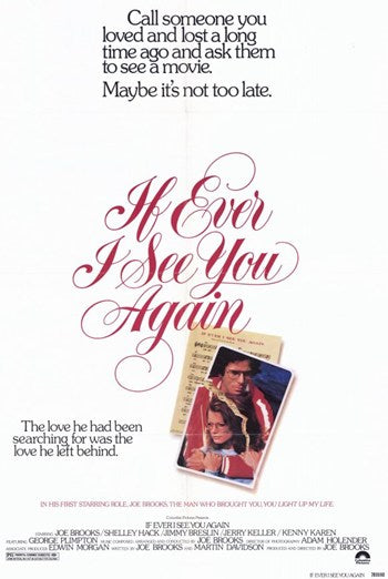 If Ever I See You Again Movie Poster Print featuring vibrant imagery