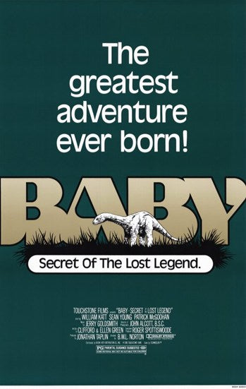 Baby: Secret of the Lost Legend Movie Poster showcasing adventure and whimsy.