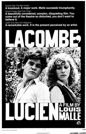 Lacombe Lucien Movie Poster Print showcasing cinematic art