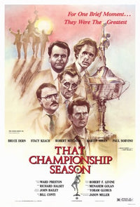 That Championship Season Movie Poster Print showcasing teamwork and determination.