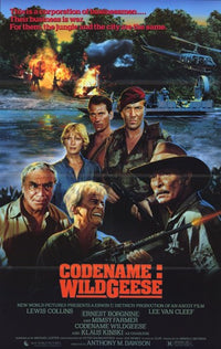 Code Name Wild Geese Movie Poster Print featuring classic film design.