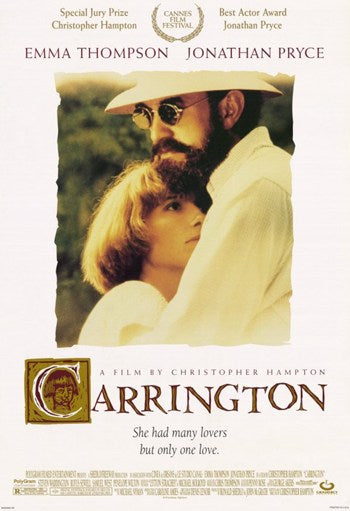 Carrington Movie Poster Print showcasing vibrant cinematic art.