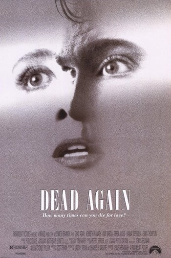 Dead Again Movie Poster Print featuring cinematic artwork.