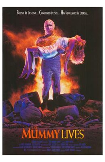 The Mummy Lives Movie Poster Print showcasing adventure and horror themes.
