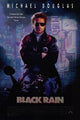 Black Rain Movie Poster Print showcasing dramatic film imagery