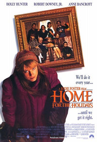 Home for the Holidays Movie Poster Print showcasing festive holiday spirit.