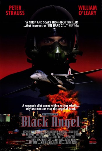 Flight of Black Angel Movie Poster Print showcasing dramatic visuals.