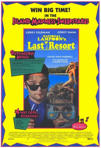 National Lampoon's Last Resort Movie Poster Print featuring vibrant colors and iconic film imagery.