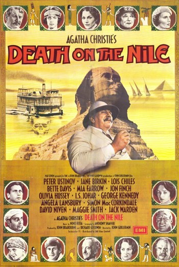 Death on the Nile Movie Poster Print featuring cinematic drama.
