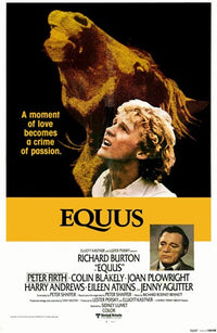 Equus Movie Poster featuring dramatic theatrical imagery