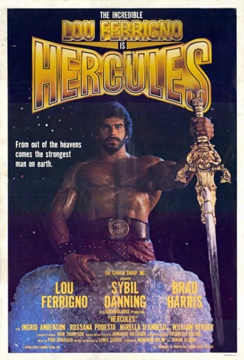 Hercules Movie Poster Print featuring vibrant artwork and characters