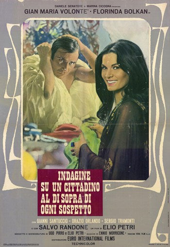Investigation of a Citizen Above Suspicion Movie Poster Print