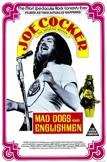 Mad Dogs and Englishmen Movie Poster - vibrant film artwork