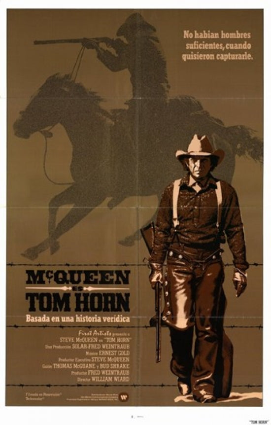 Tom Horn Movie Poster Print showcasing classic Western film art.