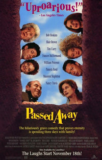 Passed Away Movie Poster Print featuring captivating design.